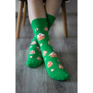 Zimní barefoot ponožky - Perníčky 35-38