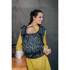 Nosítko Be Lenka 4ever Neo - Zebra - Šedá široké s možností křížení