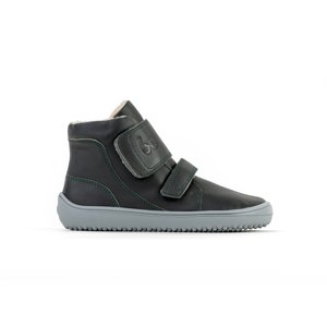 Dětské zimní barefoot boty Be Lenka Panda - Charcoal Black 28