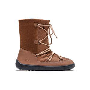 Zimní barefoot boty Be Lenka Snowfox Woman - Dark Brown 36