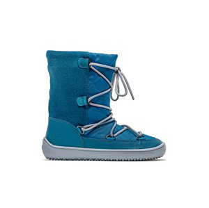 Dětské zimní barefoot boty Be Lenka Snowfox Kids - Dark Teal 30