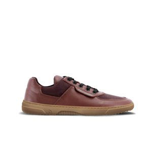 Barefoot tenisky Barebarics Bravo - Maroon Brown 36