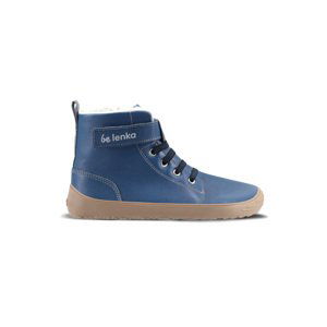 Dětské zimní barefoot boty Be Lenka Winter Kids - Ocean Blue 28