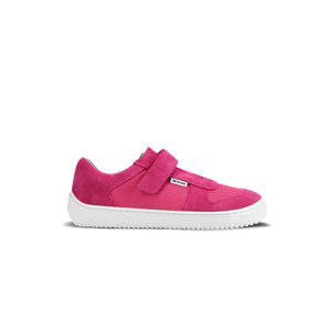 Dětské barefoot tenisky Be Lenka Joy - Dark Pink & White 30