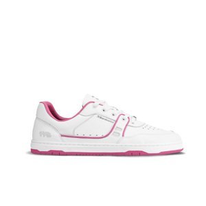 Barefoot tenisky Barebarics Arise - White & Raspberry Pink 37