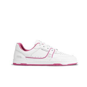 Barefoot tenisky Barebarics Arise - White & Raspberry Pink 38