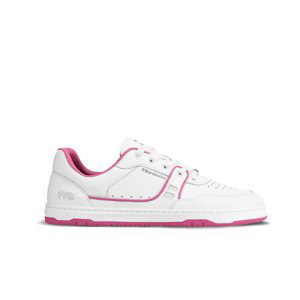 Barefoot tenisky Barebarics Arise - White & Raspberry Pink 39