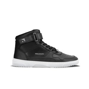 Barefoot tenisky Barebarics Zing - High Top - Black & White - Leather 36