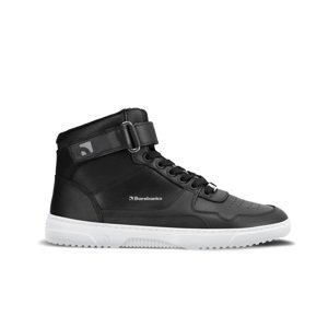 Barefoot tenisky Barebarics Zing - High Top - Black & White - Leather 39