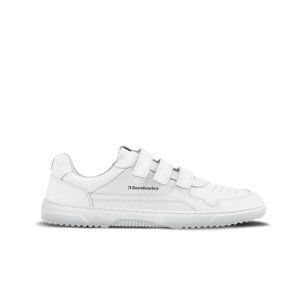 Barefoot tenisky Barebarics Zing Velcro - All White - Leather 36