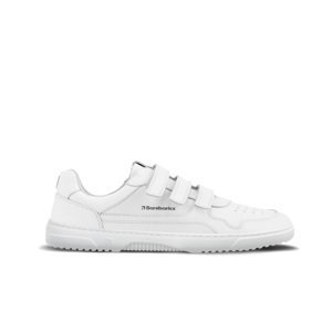 Barefoot tenisky Barebarics Zing Velcro - All White - Leather 38