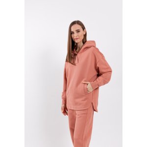 Dámská mikina s kapucí Be Lenka Essentials - Salmon Pink m