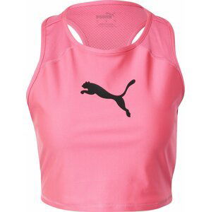 PUMA Sportovní top 'Fit Eversculpt Fitted Tank' pink / černá