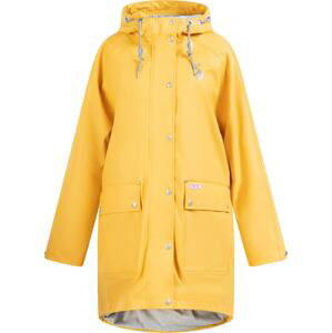 MYMO Funkční kabát žlutá / stříbrně šedá