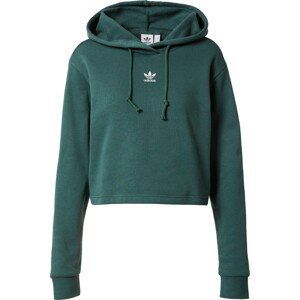 ADIDAS ORIGINALS Mikina smaragdová / bílá