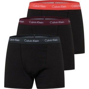 Calvin Klein Underwear Boxerky grafitová / korálová / bordó / černá