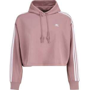 ADIDAS ORIGINALS Mikina starorůžová / bílá