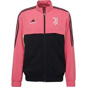ADIDAS SPORTSWEAR Sportovní bunda 'Juventus Turin Condivo 22' limetková / pink / černá / bílá