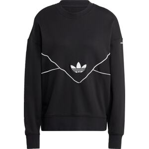 ADIDAS ORIGINALS Mikina černá / bílá