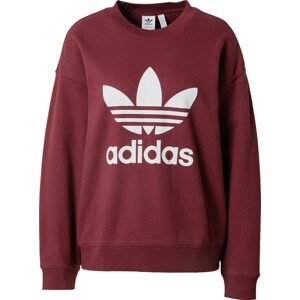 ADIDAS ORIGINALS Mikina červená / bílá