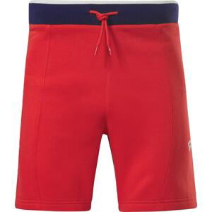 Reebok Sport Sportovní kalhoty námořnická modř / červená