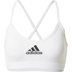 ADIDAS SPORTSWEAR Sportovní podprsenka černá / bílá