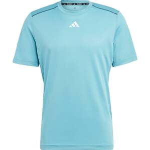 ADIDAS PERFORMANCE Funkční tričko světlemodrá / černá / bílá