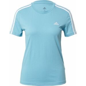 ADIDAS SPORTSWEAR Funkční tričko aqua modrá / bílá