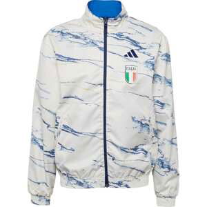 ADIDAS PERFORMANCE Sportovní bunda 'Italien Anthem' písková / nebeská modř / světle zelená / bílá