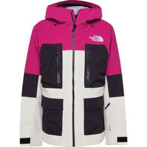 THE NORTH FACE Outdoorová bunda 'DRAGLINE' pink / černá / bílá