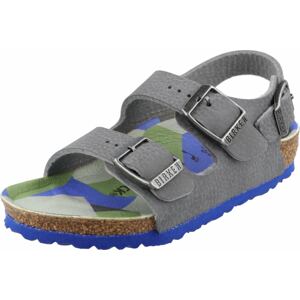 BIRKENSTOCK Otevřená obuv 'Milano' tmavě šedá