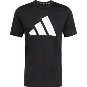 ADIDAS PERFORMANCE Funkční tričko černá / bílá