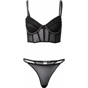 Nasty Gal Soupravy prádla černá / průhledná