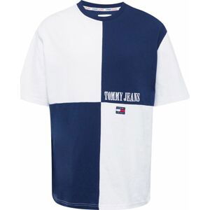 Tommy Jeans Tričko námořnická modř / červená / bílá