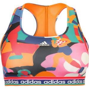 ADIDAS SPORTSWEAR Sportovní podprsenka modrá / zelená / oranžová / bílá