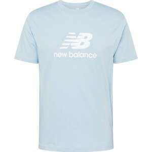 new balance Tričko světle šedá / bílá