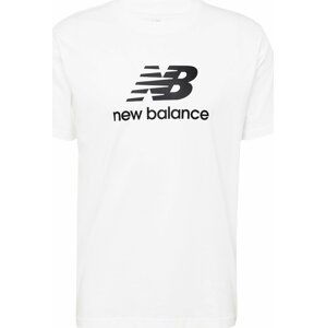 new balance Tričko černá / bílá