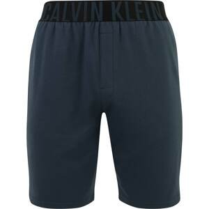 Calvin Klein Underwear Pyžamové kalhoty 'Hemisphere' petrolejová / černá