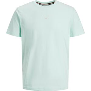 JACK & JONES Tričko 'ARCHIE' aqua modrá / červená / bílá