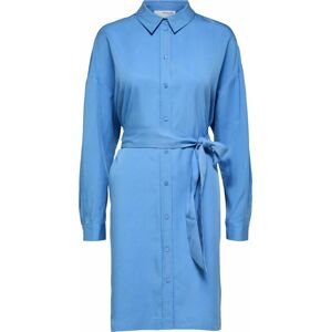 SELECTED FEMME Košilové šaty 'PORTA' kouřově modrá