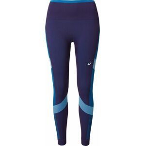 ASICS Sportovní kalhoty 'NAGINO' modrá / námořnická modř / bílá