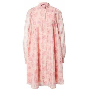 BRUUNS BAZAAR Košilové šaty 'Philina' tmavě fialová / růžová / světle růžová