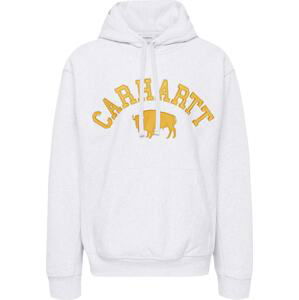 Carhartt WIP Mikina zlatě žlutá / světle šedá