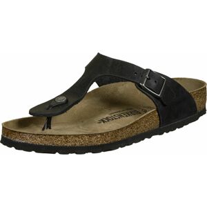 BIRKENSTOCK Žabky 'Gizeh' černá