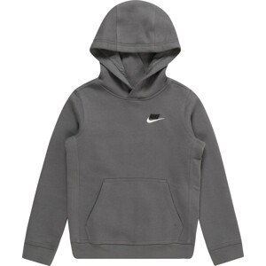 Nike Sportswear Mikina grafitová / černá / bílá