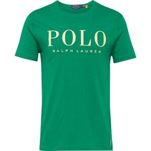 Polo Ralph Lauren Tričko béžová / zelená