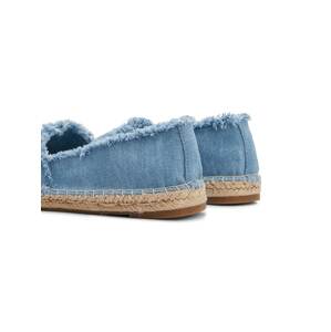 TOMMY HILFIGER Espadrilky modrá džínovina / bílá