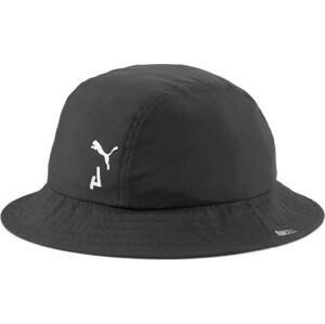 PUMA Sportovní klobouk černá / stříbrná / bílá