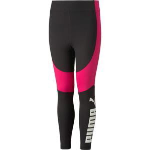 PUMA Sportovní kalhoty 'Favorite' svítivě růžová / černá / bílá