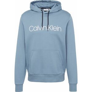 Calvin Klein Mikina čedičová šedá / bílá